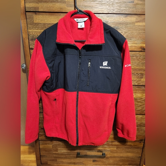 Wisconsin Badgers Columbia fleece jacket - Picture 1 of 3
